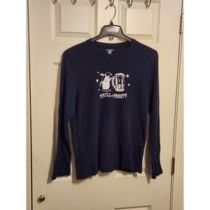 Lucky Brand men size medium sleepwear long sleeve top "Chill and Frosty"